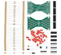 DECHOUS Kit de Soudure Électronique DIY de Sablier Rouge Matériel Pédagogique pour Entraînement à la Soudure Accessoires Électroniques Compacts et Portables pour Bricolage Éducatif