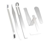 DECHOUS Kit Réparation Saxophone Argenté Ensemble D’outils Professionnels Solide pour Réparation D’instruments à Vent, Accessoires Complets pour Atelier et Entretien Musical