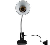 DECHOUS Lampe Chauffante pour Reptiles Abat-Jour Large Réglable en Abs et Support Fixe Compatible Ampoule E27 pour Tortue et Caméléon