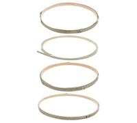 DECHOUS Lanières de Bambou Artisanales pour Vannerie Rotin Plat Large Naturel 4 Pièces Matériaux de Tressage pour Réparation Meubles en Osier et Décoration Mariage