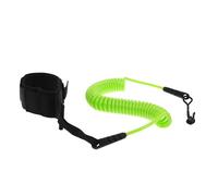 DECHOUS Leash de Paddle Enroulé Bleu-Vert Corde de Sécurité Réglable pour Cheville Accessoire Antiperte pour Stand Up Paddle et Sports Nautiques pour Kayak Surf et Lacs