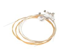 DECHOUS Lot de 10 Cordes de Lyre en Acier, Jeu de Remplacement Tension Modérée, Solide et Résistantes aux Variations, Accessoires pour Lyres Acoustiques, pour Musiciens et Réparation