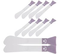 DECHOUS Lot de 10 Pinceaux Applicateurs à Double Extrémité en Silicone pour Masque Visage, Réutilisables Spatule Précise, pour Soins Peau