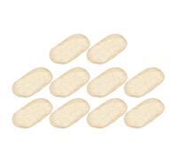 DECHOUS Lot de 10 Protège-chevalets en Peau de Mouton pour Violon, Coussinets Antidérapants, Protection la Transpiration, Accessoire pour Violon, Usage en Pratique et Concerts D'orchestre