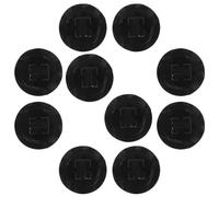 DECHOUS Lot de 10 Supports de Fixation Moteur en PVC Noir pour Kayak Canoë et Bateau Gonflable Compatible Embase Moteur Hors-Bord Fixation Stable et Réglable pour Navigation Sécurisée