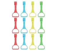 DECHOUS Lot de 12 Anneaux d'Appui pour Bébé Colorés Anneaux d'Aide à la Marche Portables pour Tout-Petit Support de Fitness pour Développement Motricité et Coordination en Intérieur et