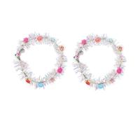 DECHOUS Lot de 2 Bandeaux Lumineux LED Fleurs Brillantes, Taille Unique, Coiffe de Fête pour Femmes et Filles, Décoration Capillaire Lumineuse, Anniversaire et Festivals Couleur Aléatoire