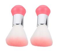 DECHOUS Lot de 2 Brosses à Cou Douces 14,5 X 8,4 Cm pour Coiffeur, Plumeau de Nettoyage Cheveux et Barbe, Outil Pratique et Compact pour Salon de Coiffure et Soins Capillaires