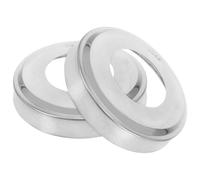 DECHOUS Lot de 2 Capuchons de Poignée de Piscine en Acier Inoxydable Rosaces de Rampe 102X51 MM pour Échelles de Piscine Creusée Protection Antirouille et Remplacement Solide pour Rampes