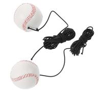 DECHOUS Lot de 2 Entraîneurs de Frappe au Baseball Balle Rigide 9 Pouces et Corde Élastique 4 M Équipement Portable pour Entraînement Résistance Bras Adapté Garçon et Filles et Adultes