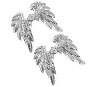 DECHOUS Lot de 2 Pinces à Cheveux Gothiques en Métal Style Ailes Vikings Accessoires Vintage pour Coiffures de Festival et Cosplay Barrettes Françaises Décoratives pour Soirées
