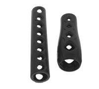 DECHOUS Lot de 2 Protections Tuyaux de Plongée sous-Marine en PVC Noir, Manchon Flexible Basse et Moyenne Pression, Gaine Résistante Anti-Abrasion Compatible Détendeur, Accessoire Plongée