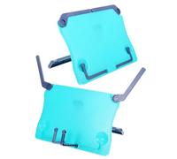 DECHOUS Lot de 2 Pupitres Portables Pliables en ABS Bleu Supports pour Partitions et Livres pour Garçon et Filles Réglables en Hauteur et Inclinaison Antidérapants pour Lecture