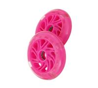 DECHOUS Lot de 2 Roues D'entraînement Lumineuses en Polyuréthane Roulements, Silencieuses et Stables, pour Vélo Garçon et Filles Fille Garçon, Accessoires Vélo Sécurisés Apprentissage