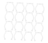 DECHOUS Lot de 20 Clips Transparents pour Tubes Fluorescents T8/t12, Fixation Plastique Solide, Support Lampes Tubulaires, Installation Rapide pour Éclairage Intérieur et Extérieur