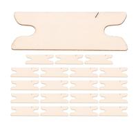 DECHOUS Lot de 20 Navettes en Bois pour Tissage et Tricotage, Outil de Métier à Tisser de 7,9 Cm, Baguette de Crochet Polyvalente pour Loisirs Créatifs, Couture, Écharpes et Tapisserie,