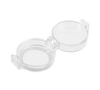 DECHOUS Lot De 3 Protections Anti-Verrouillage Pour Porte Protection De Sécurité Pour Porte Sans Clé Protection Transparente Pour Bouton-Poussoir Protection Pour Porte À L'Épreuve