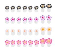 DECHOUS Lot de 32 Séparateurs D’Orteils Colorés en Silicone Souple 4 Sets Réutilisables et Confortables pour Pédicure Nail Art et Correction D’Orteils Croisés