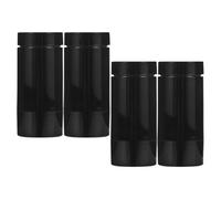 DECHOUS Lot de 4 Contenants Rechargeables Noirs en Abs pour Déodorant à Lèvres Format Voyage, Tubes Twist-up Élégants et Pratiques pour Cosmétiques