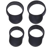 DECHOUS Lot de 4 Manchons de en Silicone Noir pour Tambour à Languettes en Acier Accessoires pour Débutants Doigts Adaptés aux Instruments de Percussion Livré Coffret Présent