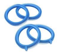DECHOUS Lot de 4 Pneus en PVC Bleu pour Robot Nettoyeur de Piscine Roues Avant et Arrière Antidérapantes Kit de Remplacement Solide pour Entretien des Piscines Hors Sol