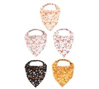 DECHOUS Lot de 5 Bandeaux Fleurs pour Cheveux Femme, Taille Standard, Doux et Extensibles, Bandeaux Élastiques Légers, Mode Féminine, Accessoires Coiffure pour Fêtes et Usage Quotidien