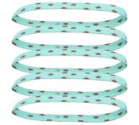 DECHOUS Lot de 5 Bandes Élastiques en Polyester pour Fermeture de Carnet A7/m5, Fermeture Ajustée et Résistante, Accessoires Pratiques pour Journaux de Voyage et Projets Extérieurs