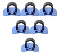 DECHOUS Lot de 6 Clips de Fixation de Câble en Alliage D'aluminium avec Clips Câbles Plastique Installation Rapide et Guidage Précis pour Frein de Vélos de Montagne