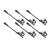 DECHOUS Lot De 6 Lampadaires Miniatures en Métal Pliables, Modèles Microscopiques pour Décoration De Maison De Poupée, Jeu D’Accessoires Jardin Fées, Accessoires pour Bricolage Et Décoration