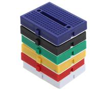 DECHOUS Lot de 6 Mini Plaques d'Essai sans Soudure en Plastique Planches à Colorées pour Expériences Scientifiques et Prototypage DIY