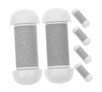 DECHOUS Lot de 6 Recharges pour Lime Électrique à Pieds Têtes de Rouleau à Gros Grain Remplacement pour Râpe Pédicure Électrique Accessoire Soin des Pieds Compatible Outil de Pédicure