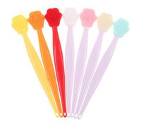 DECHOUS Lot de 7 Brosses Nettoyantes Visage en Silicone de Patte de Chat Double Face Couleurs Variées Exfoliation Douce et Nettoyage en Profondeur des Pores du Nez Usage Quotidien et