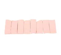DECHOUS Lot de 8 Éponges à Dégradé pour Ongles Triangulaires, Éponge Douce Multifonction Rose Clair, Accessoires Nail Art pour Manucure Dégradée et Transfert, Outil Portable pour Nail Art