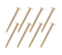 DECHOUS Lot de 8 Piquets d'Arpentage Croix en Acier Galvanisé 10 CM Balises de Levé Topographique Extérieures pour Chantier Repères de Propriété et Points de Contrôle de Mesure