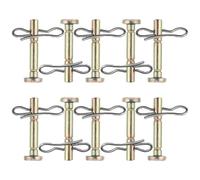 DECHOUS Lot Kit Goupilles Cisaillement et Goupilles Fendues Métal Compatible pour Remplacement Souffleuse Hiver