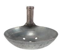 DECHOUS Louche Métallique Capacité Importante pour Tamisage et Nettoyage des Déchets Pelle Verticale Robuste pour Accès Difficile Outil Polyvalent pour Compost et Boue