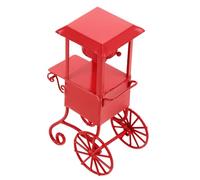 DECHOUS Machine à Pop-Corn Vintage Mini Compacte Chariot Décor Cinéma Accessoire Photo Sucette Factice Cuisson Rapide sans Huile Maison et Soirées Cinéma