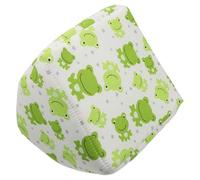 DECHOUS Maison de Hamster Chaude et Douce en Coton, Nid Confortable Taille L 15x15 Cm Vert Blanc, Lit D’Hiver pour Petits Animaux, Accessoire Cocon pour Cobayes et Hamsters