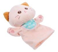 DECHOUS Marionnette Main Chat Peluche Douce Éducatif Interactif pour Garçon Fille Marionnette Doigt Animal pour Histoires et Jeu Créatif