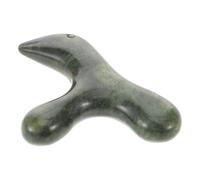 DECHOUS Masseur de Points D'acupuncture en Jade Vert, Outil de Massage Traditionnel Multifonction pour Relaxation Confortable Lors de Travail Intense ou Écoute de Musique