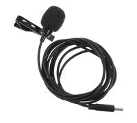DECHOUS Micro Cravate Type-c pour Téléphone Portable Prise USB-c, Microphone Professionnel à Clip Lavalier, Fonction Anti-Vent et Captation Omnidirectionnelle à 360 Degrés