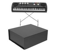 DECHOUS Mini-Clavier Doll House Scene Dayout Prop Piano Clavier Électrique Mini- Figure De Clavier Modèles De Maison De Poupée Miniature Gateau Orgue Électronique Bibelots Bois