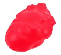 DECHOUS Modèle d'Organe Humain Simulé pour l'enseignement - Cœur Rouge Réaliste en Plastique Solide - Outil Pédagogique Anatomique Précis pour Cours d'Anatomie et Laboratoires Éducatifs