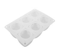 DECHOUS Moule à Gâteau en Silicone Grosse Taille 6 Cavités de Dés Antiadhésif Résistant à la Chaleur pour Mousse Chocolat Glaçons et Décoration Pâtissière