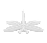 DECHOUS Moule en Silicone Libellule 3D Blanc, Moule Mural Libellule en Relief, réutilisable, décoration Murale pour passionnés de Loisirs créatifs