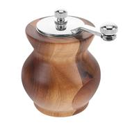 DECHOUS Moulin à Poivre Manuel en Bois Manivelle, Broyeur Réglable pour Poivre et Sel, Moulin Multifonction Portable 1 Pièce, Ustensile la Cuisine Barbecue et Assaisonnement, Saupoudreuse