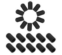 DECHOUS Noise-Reducing Silicone Drumstick Tips 20 Pieces with Non-Slip Grip for Drum Practice and Silent Performance Replacement Caps for Standard Sticks