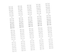 DECHOUS Nuancier de Vernis à Ongles 240 Pièces Taille Standard Plastique Transparent et Naturel Présentation Couleurs pour Manucure Professionnelle Salon et Apprentissage Double-face Autocollant