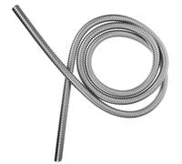 DECHOUS Organisateur de Câbles en Acier Inoxydable Flexible et Résistant à l'abrasion pour Bureau et TV, Protège-câble Métallique pour Fils et Câbles Argentés