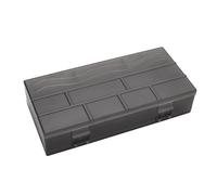 DECHOUS Organisateur de Coiffure Double Face Noir Boîte de Rangement Compacte pour Pinces Épingles et Peignes Finition Mate Résistante Rangement Portable pour Accessoires